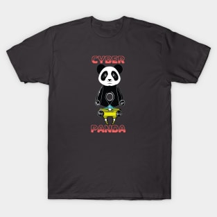 Cyber Panda: A High-Tech Creation T-Shirt